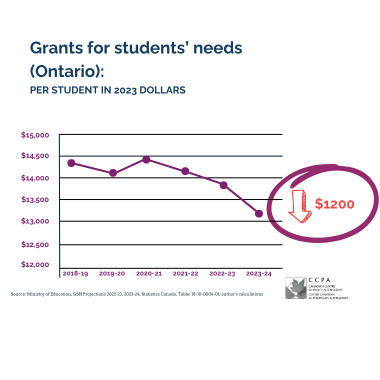 Grants for students' needs