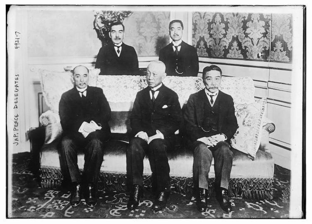 Japanese delegates to the Paris Peace Conference in 1919. Photo: Bain Collection, Library of Congress Prints and Photographs Division Washington, D.C. 20540.