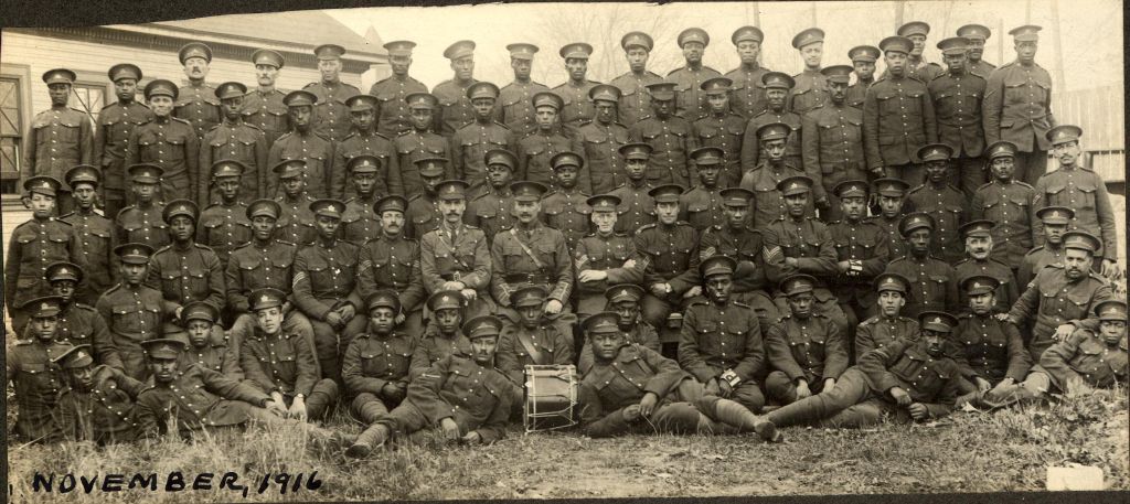 No.2 Construction Battalion. 1916. Windsor Museum P6110.