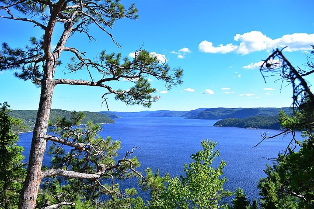 Photo of Saguenay Fjord taken from Le Fjord Trail in Fjord-du-Saguenay National Park