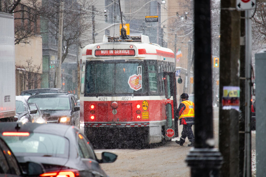 As a result of underfunding, the TTC has reduced service on 57 bus routes, on the Line 2 Bloor-Danforth subway, and the St. Clair streetcar.