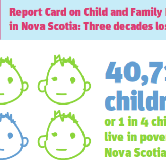 Three decades lost: not even a 1% reduction in child poverty in Nova Scotia since 1989