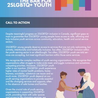 Raising the bar: Improving the experiences of 2SLGBTQ+ youth