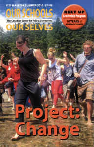 Cover of the Summer 2016 issue of Our Schools/Our Selves